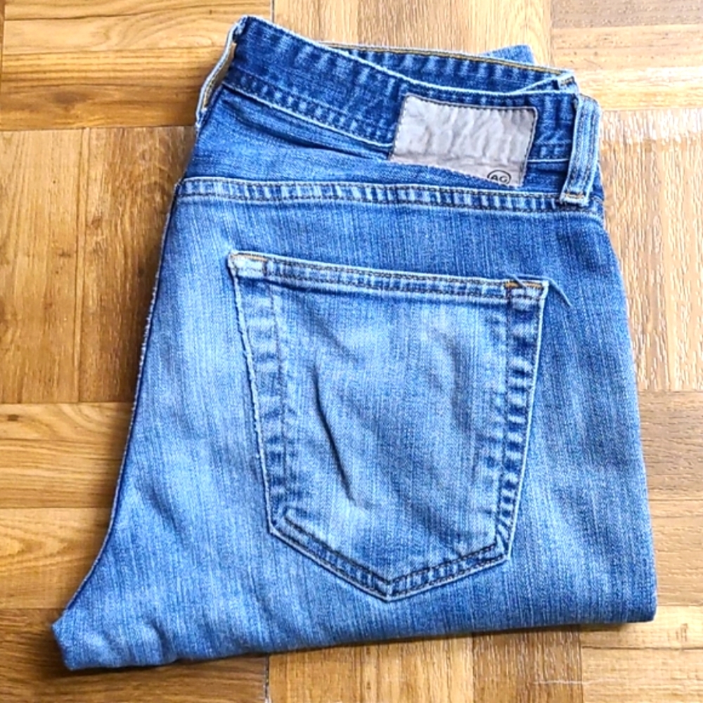 ADRIANO GOLDSCHMIED VINTAGE NOMAD MODERN SLIM STRAIGHT FADED MEN'S JEANS 30x28